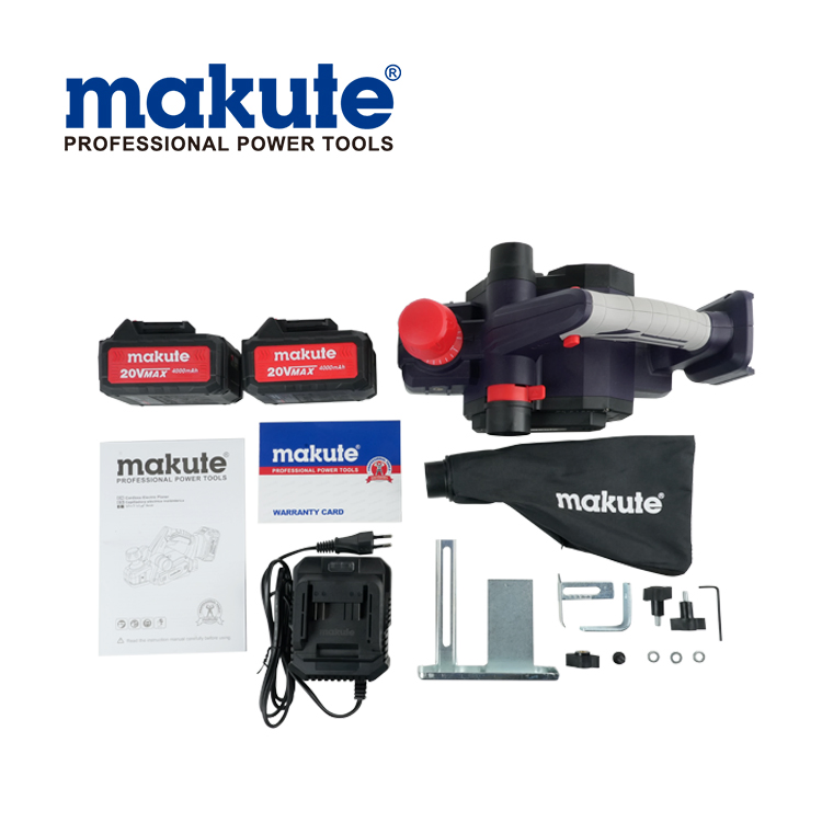 Электрорубанок Makute 20V аккумуляторный бесщеточный