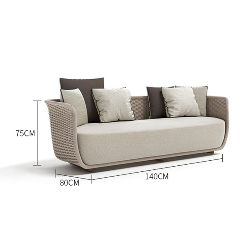 Садовая мебель диван алюминиевый ротанг столик комплект