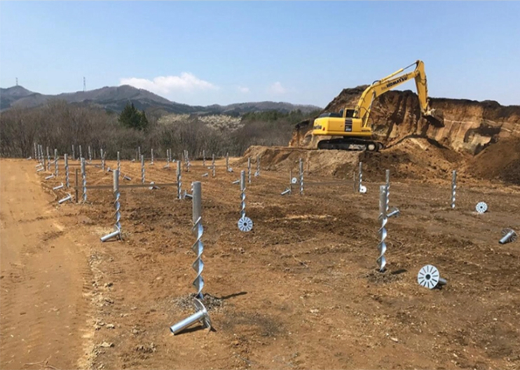 Винтовой анкер для солнечных панелей и фундаментов