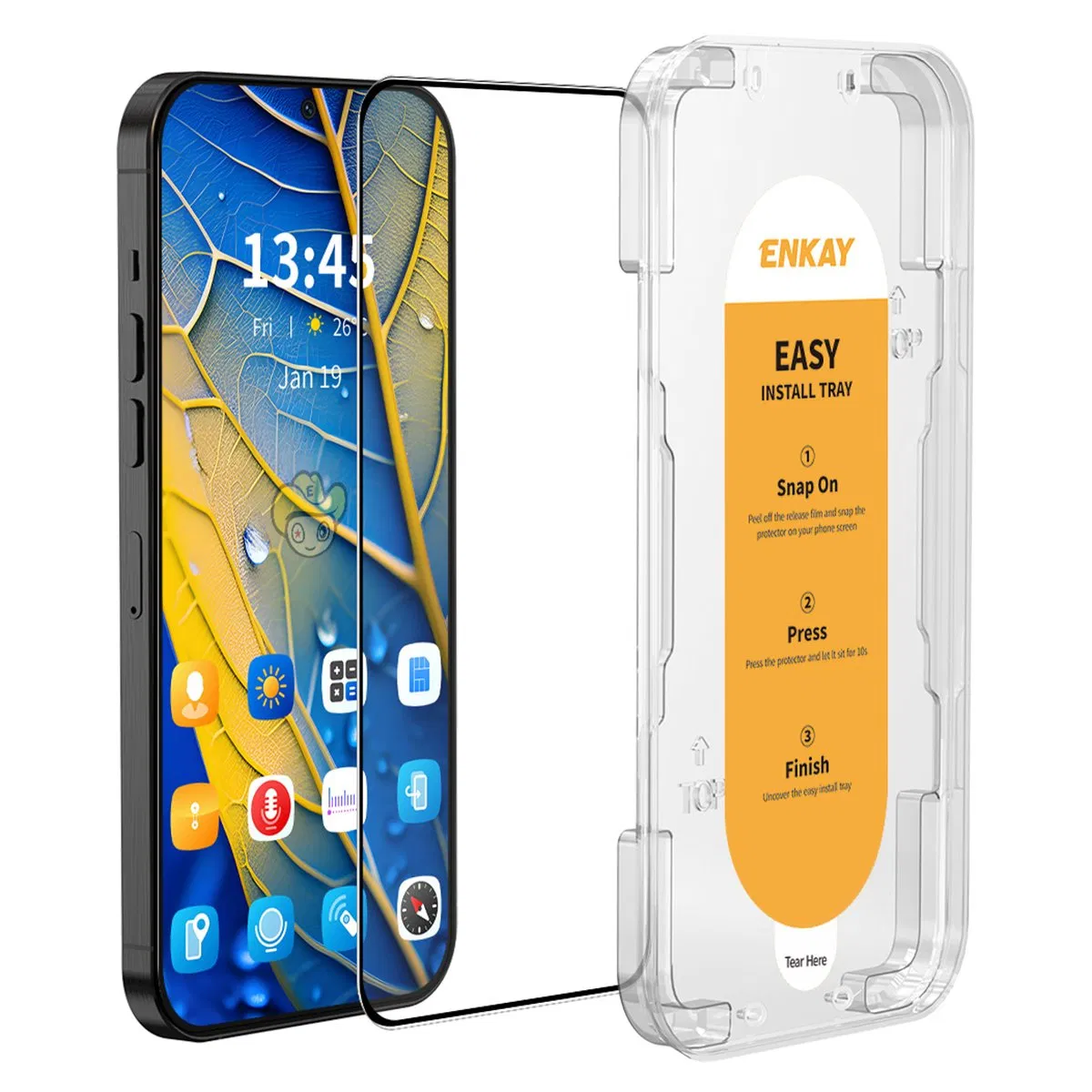 Enkay Hat Prince for Vivo Iqoo Neo7 5g Screen Protector Easy Installation Silk Printing High Aluminium-Silicon Glass Film