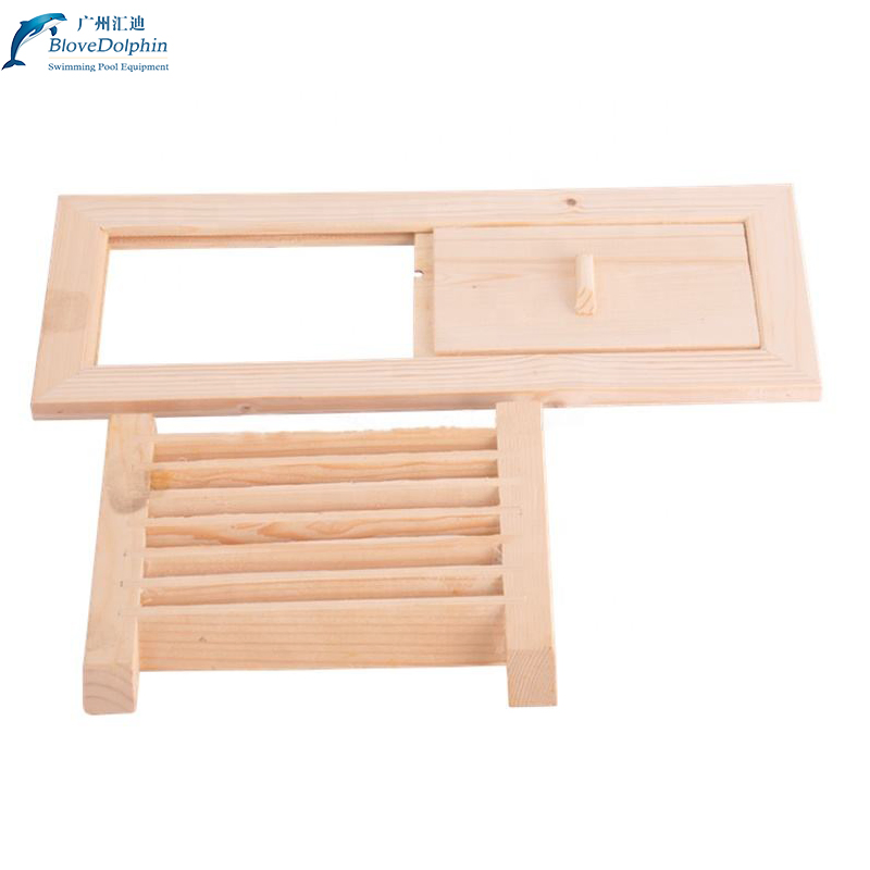 Sauna Ventilation Window Wooden Sauna Steam Exhaust Fan Ventilation Window