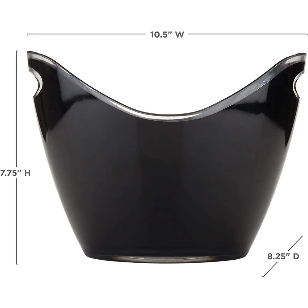 Indoor & Outdoor Home Kitchen Drink Bucket, Party Tubs for Drinks, 2 Bottles Capacity, Champagne & Wine Chiller Bucket