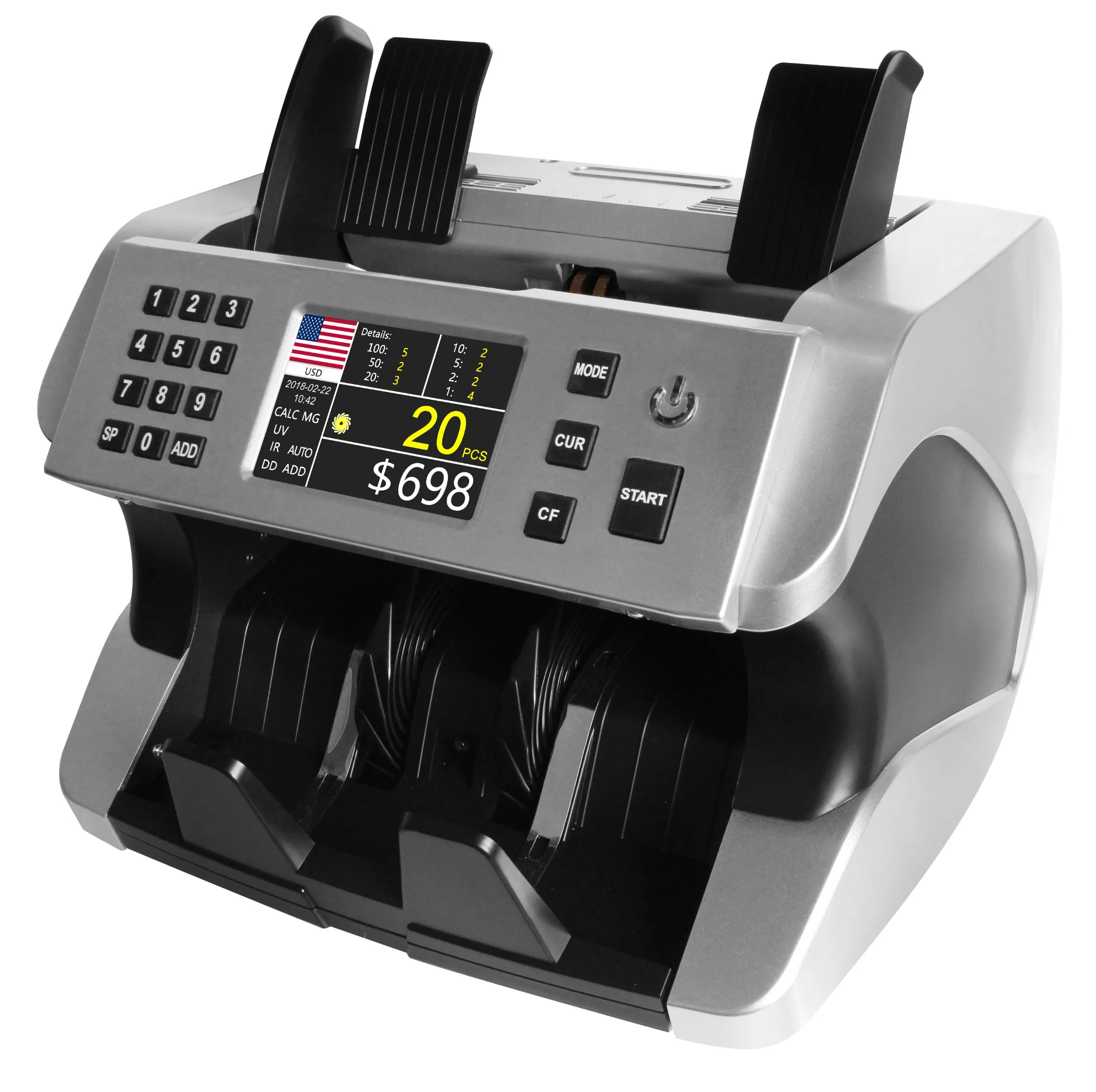 Al-185 Cash Counter Currency Detectors Money Counters Money Counting Machine Add to Bill