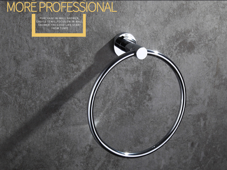 Настенное кольцо для полотенца 6309, хром