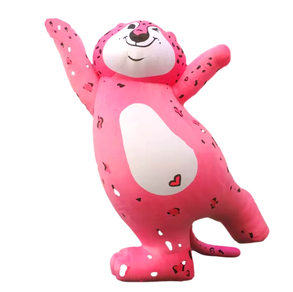 Inflatable Toy Animal Custom Giant Advertising Cartoon Leopard for Decoration Hot Sale Inflatable Statue Huge