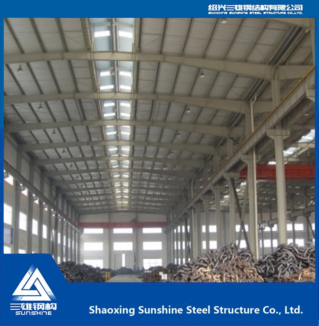 Single Story Warehouse Steel Structure with Building Material for Warehouse