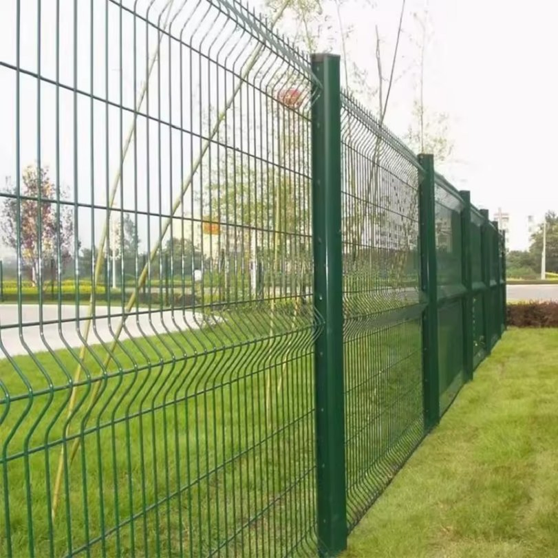 3D Curved Wire Fence/3D Curved Wire Mesh Fencing/3D V Fold Fence/3D Curvy Welded Wire Mesh