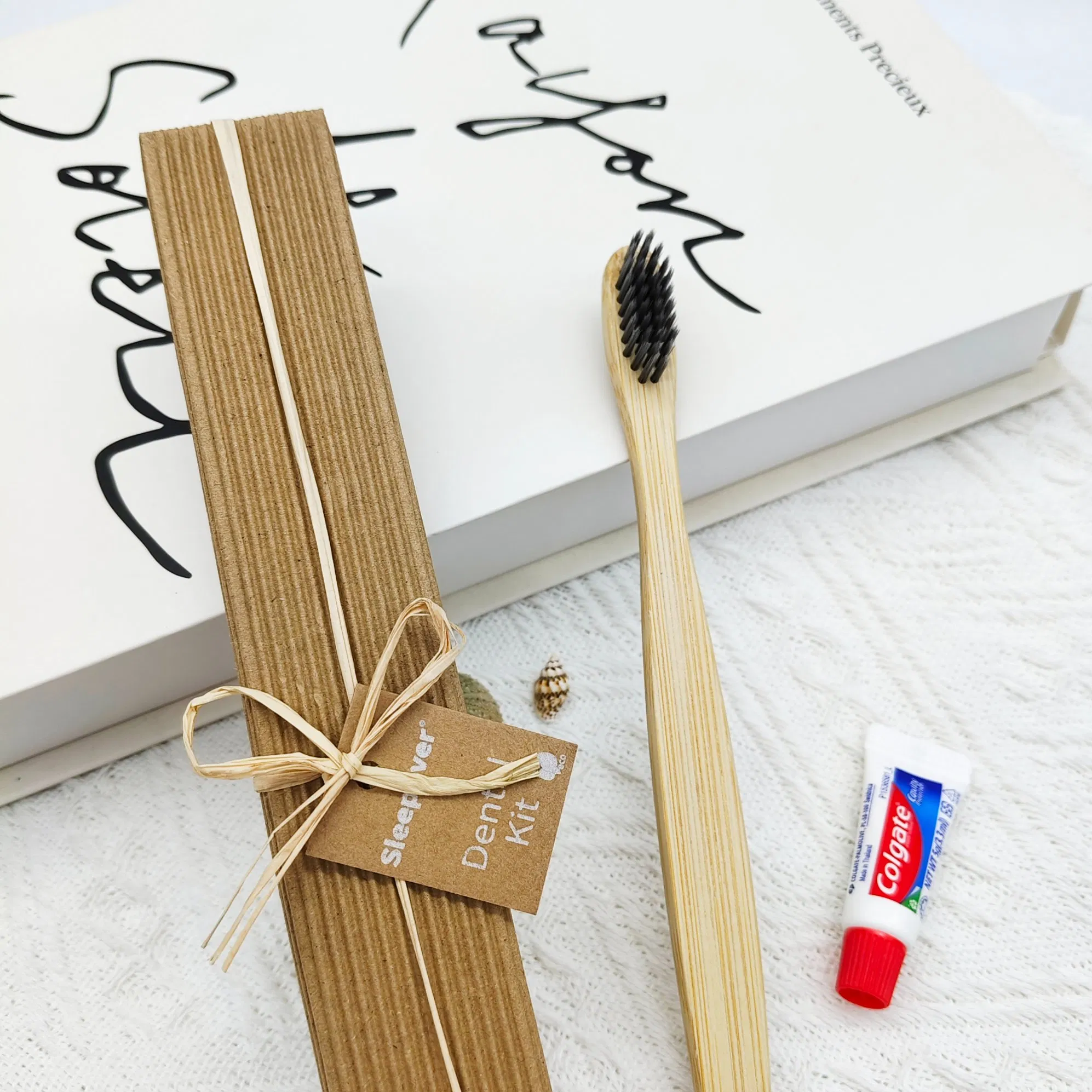 Eco Friendly Disposable Bamboo Toothbrushes Natural Hotel Amenities