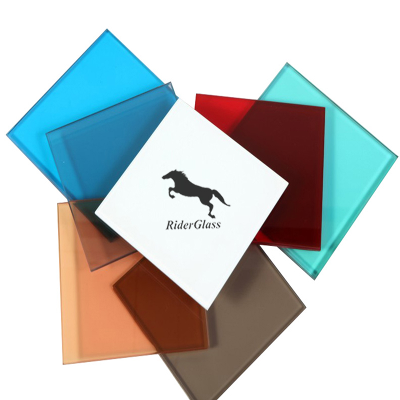 Colored 10.10.2 Clear 10.38mm PVB Laminated Glass