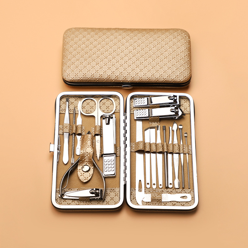 19-Piece Manicure Tool Beauty Nail Art Stainless Steel Nail Clippers Nail Clippers Nail Clippers Set