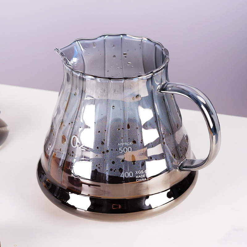 Eco-Friendly Borosilicate Glass Coffee Sharing Pot – Premium Home Use Coffee & Tea Server