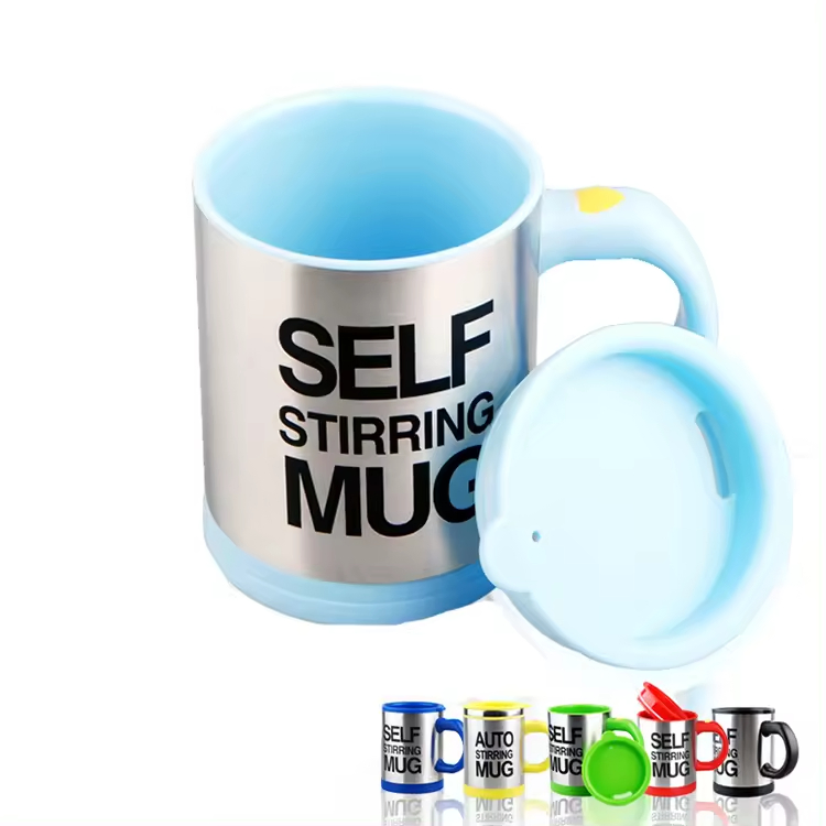 Stainless Steel Self Stirring Mug Auto Mixing Coffee Cup Automatic Magnetic Self Stirring Mixing Coffee Cup