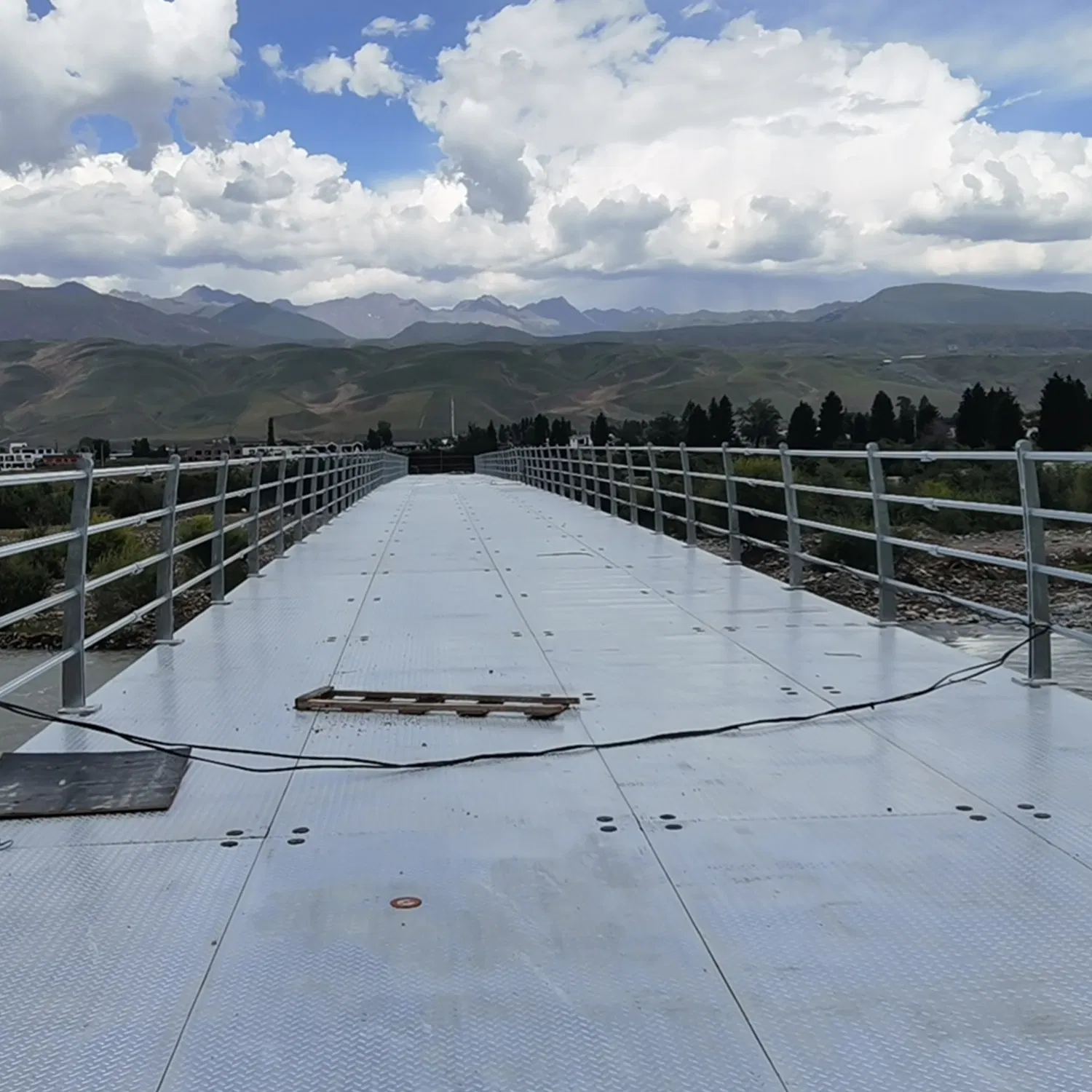 Cheap Prefab Stainless Steel Heavy Compact 200 Calbe Skywalk Pedestrian Bailey Bridge