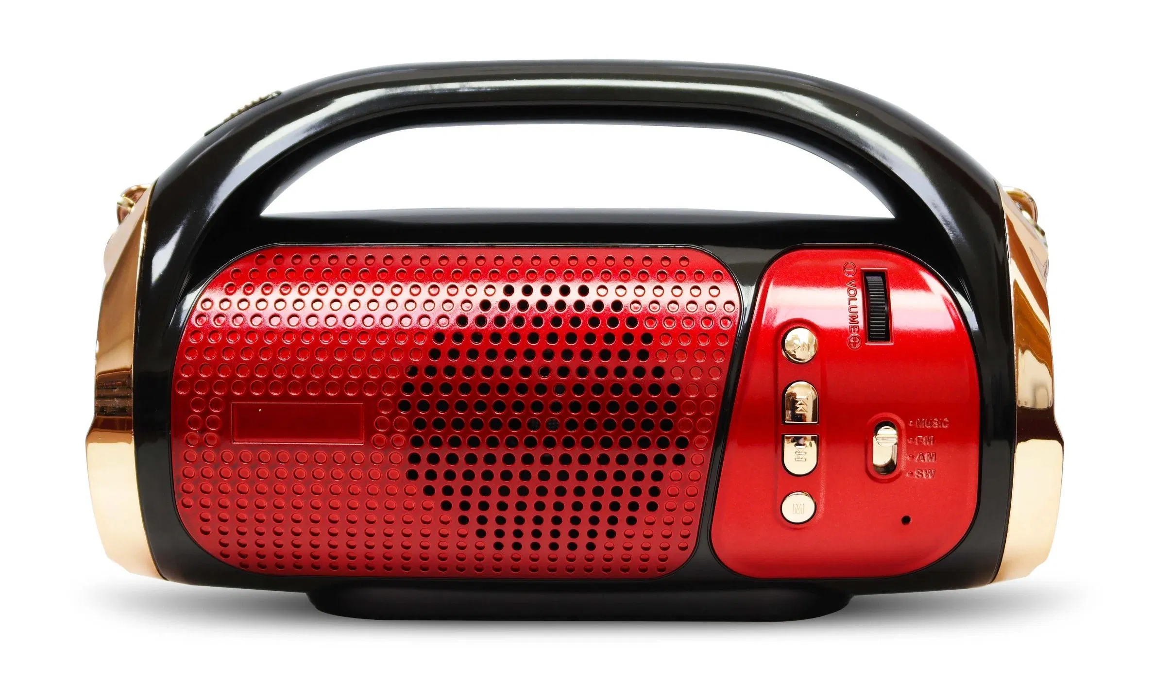 Kemai MD-169BT Portable 3-Band Am FM Sw Radio, LED, TF Card and MP3 Player, Rechargeable Speakers Classicism Furniture Decoration Bluetooth Torchlight