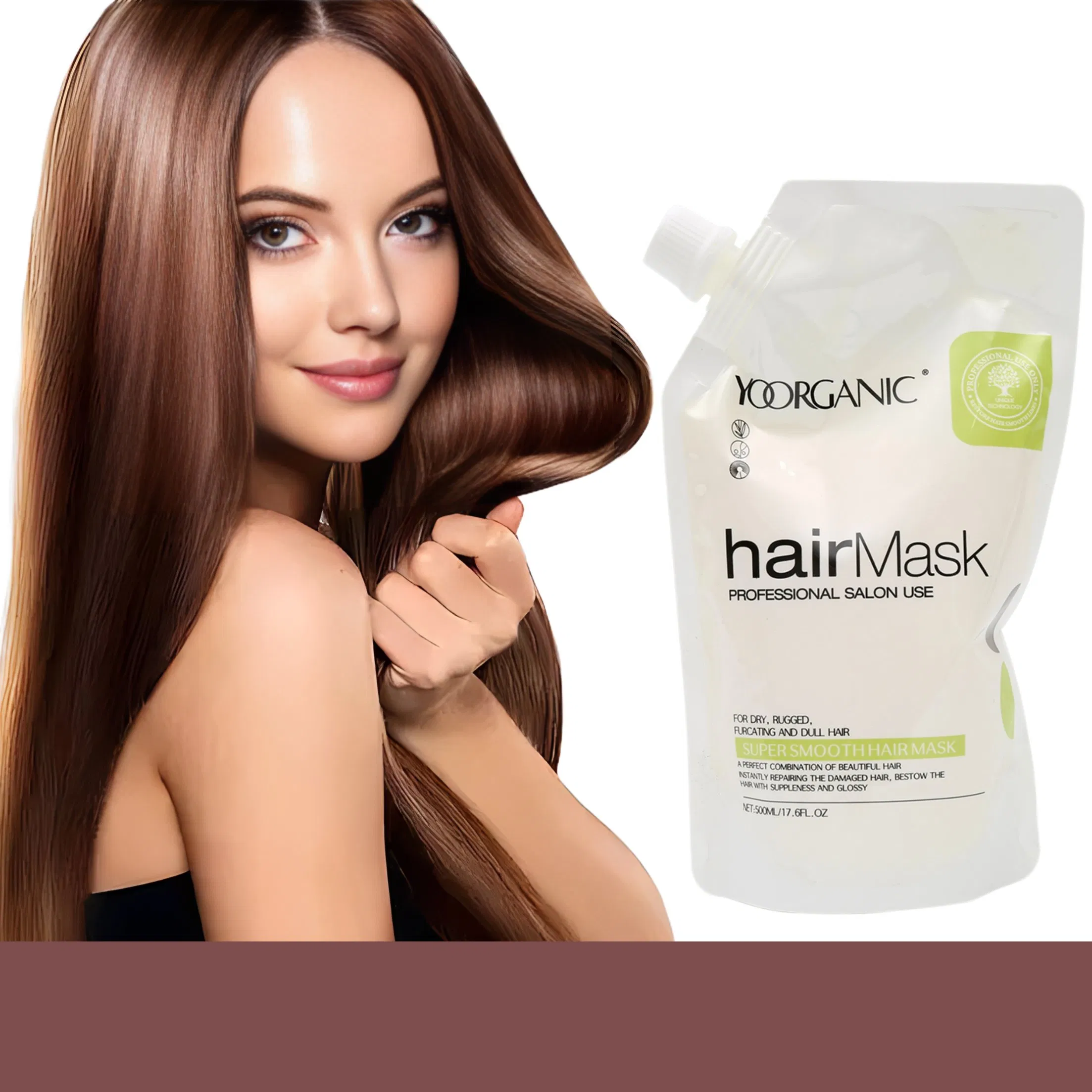 Yoorganic Private Label Wholesale Collagen Hair Mask Treatment Repair Damaged Hair