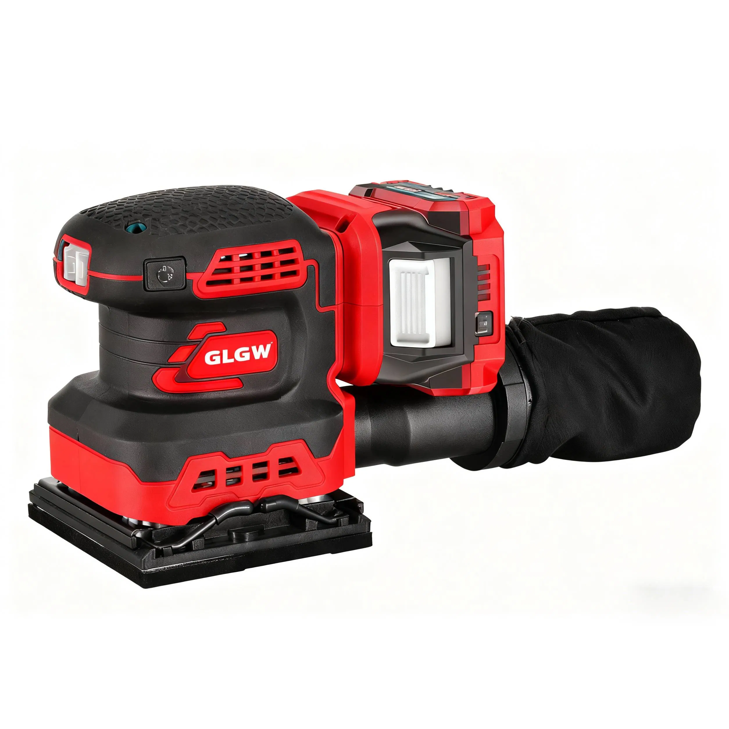 Glgw Professional 110*100mm Wood Metal Sanding Machine 260W Electric Detailing Palm Sander