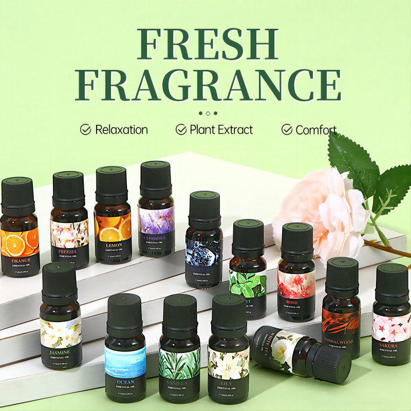 Custom Private Label Organic Pure Lavender Aromatherapy Oil Tea Tree Peppermint Rosemary Indoor Rose Essential Oil