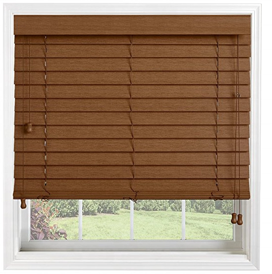 50mm Wooden and Fauxwood Blinds for Window Decoration
