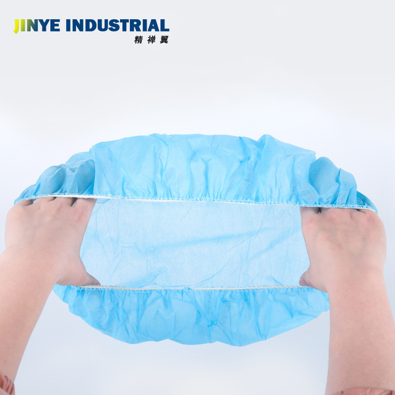 Disposable Nonwoven Bouffant Cap Food Service Hair Nets Caps Anti Dust Caps