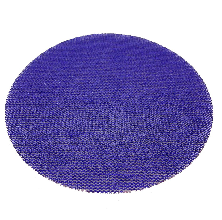6 Inch Purple Ceramic Mesh Net Sanding Disc Ceramics Abrasives Net Sandpaper