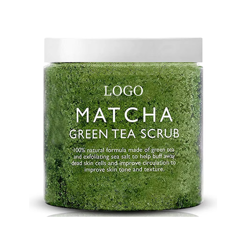 Ditong Private Label Natural Exfoliating Wholesale Facial Whipped Matcha Green Tea Body Scrub