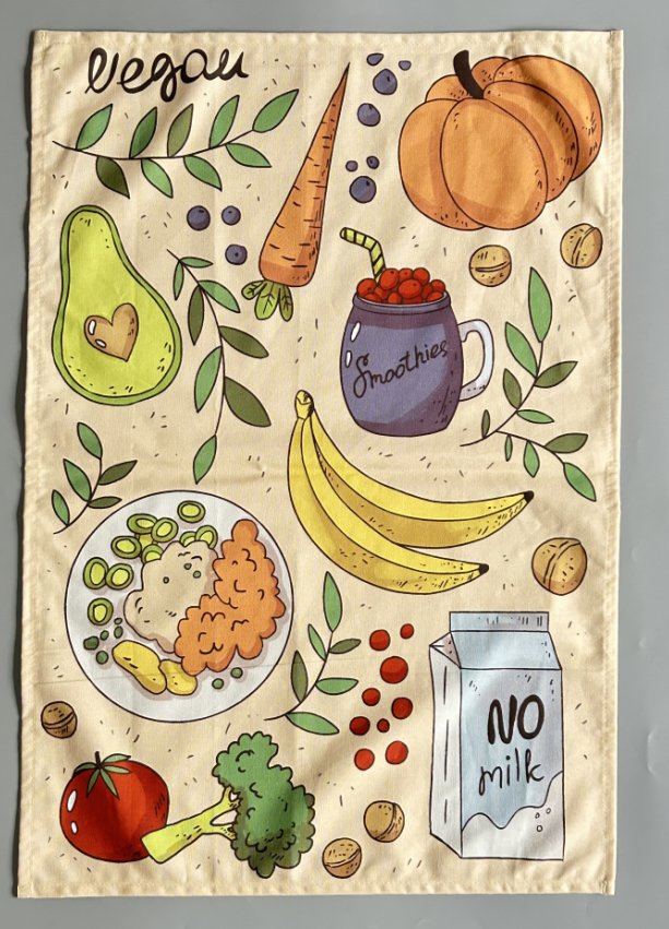 Popular Custom Digital Printed Kitchen Napkin Tea Towels