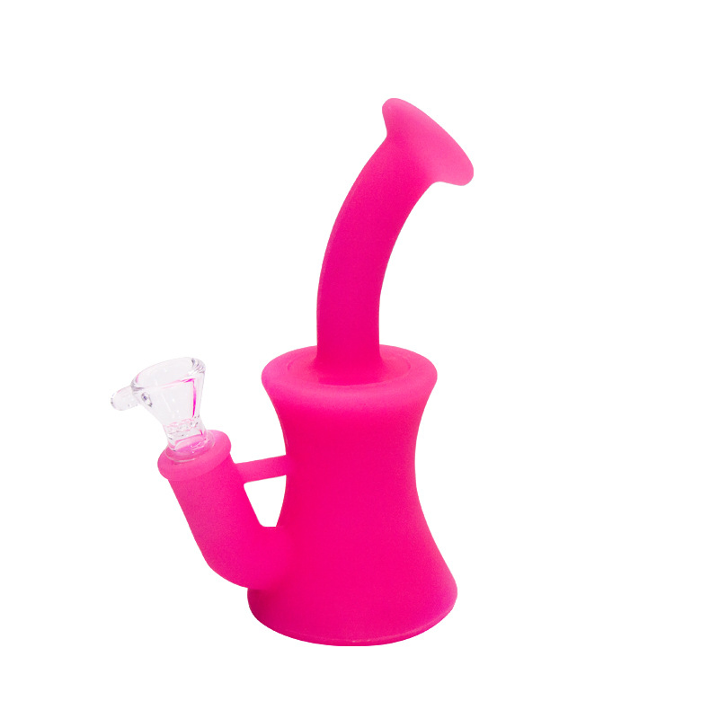 High Quality Wholesale Portable Mixed Color Silicone Smoking Pipe