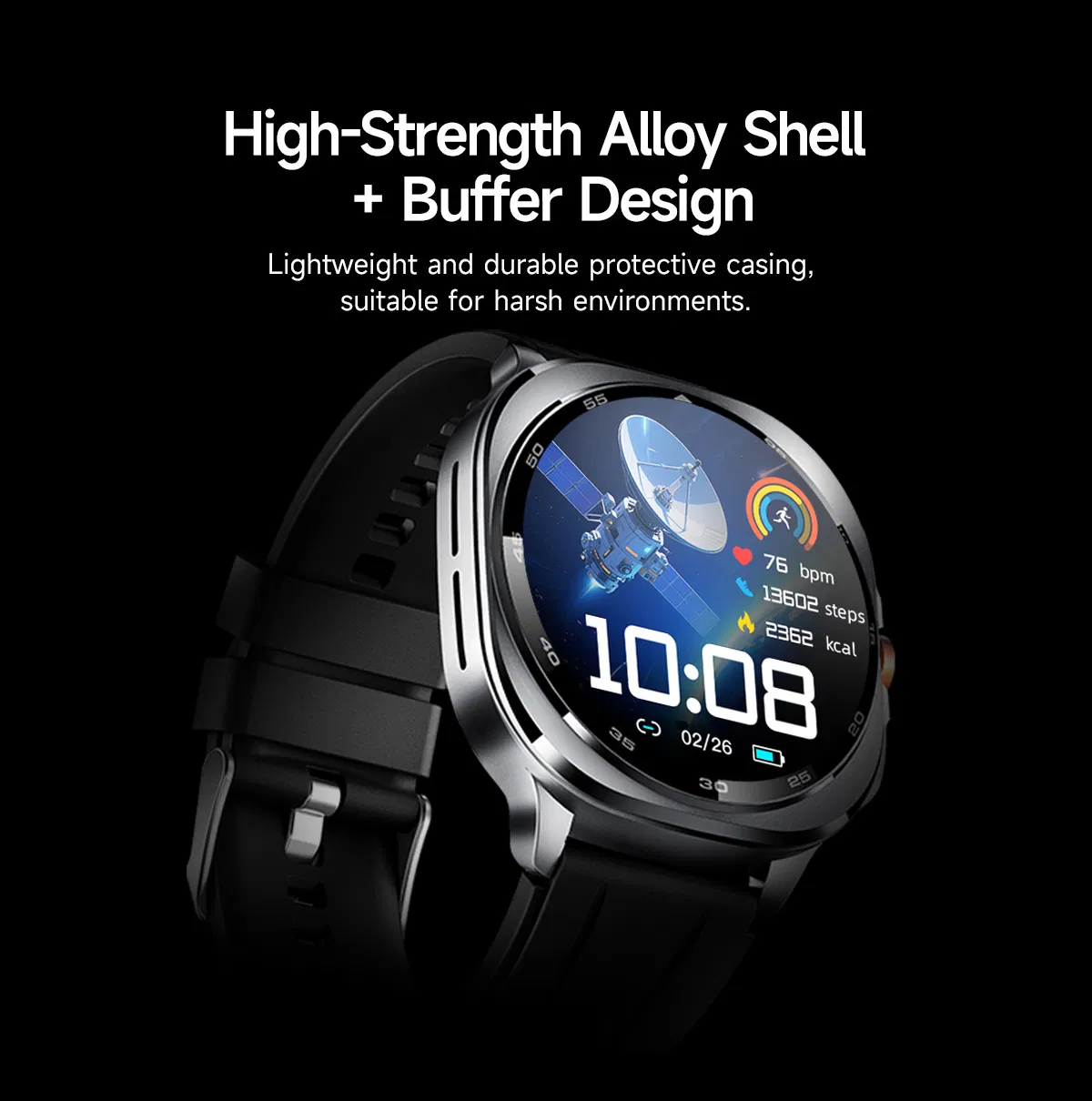 Умные часы с GPS, фонариком и пульсоксиметром