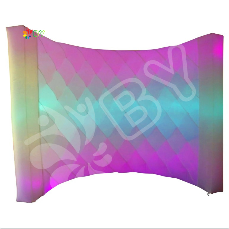 Hot Sale LED Inflatable Walls Inflatable Portable Photobooth Inflatable Tent Photobooth for Events Decoration