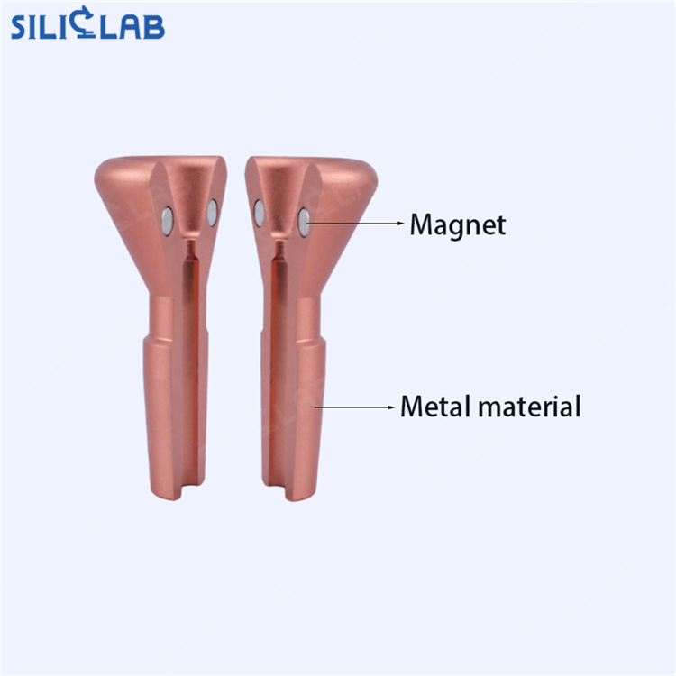 14mm Smoking Accessories Metal Tobacco Bowl Pot Strong Magnetic Detachable Two Half Design