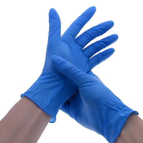 Cheapest Disposable Blue Color Pure Nitrile Glove Disposable Nitrile Examination Powder Free
