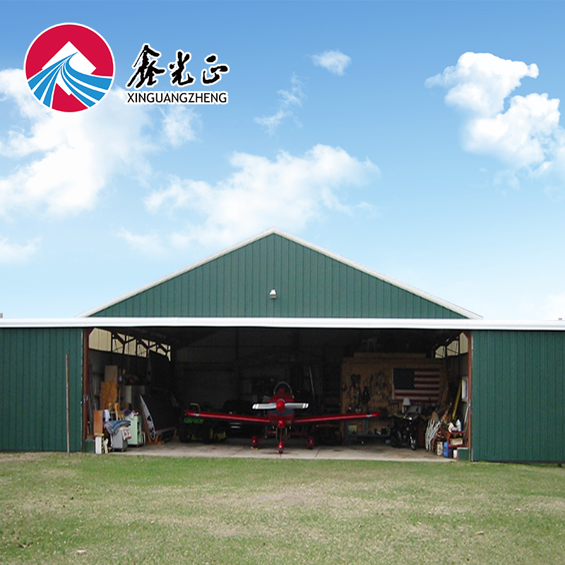 Prefabricated Steel Structure Warehouse Truck Car Shed Aircraft Hangar