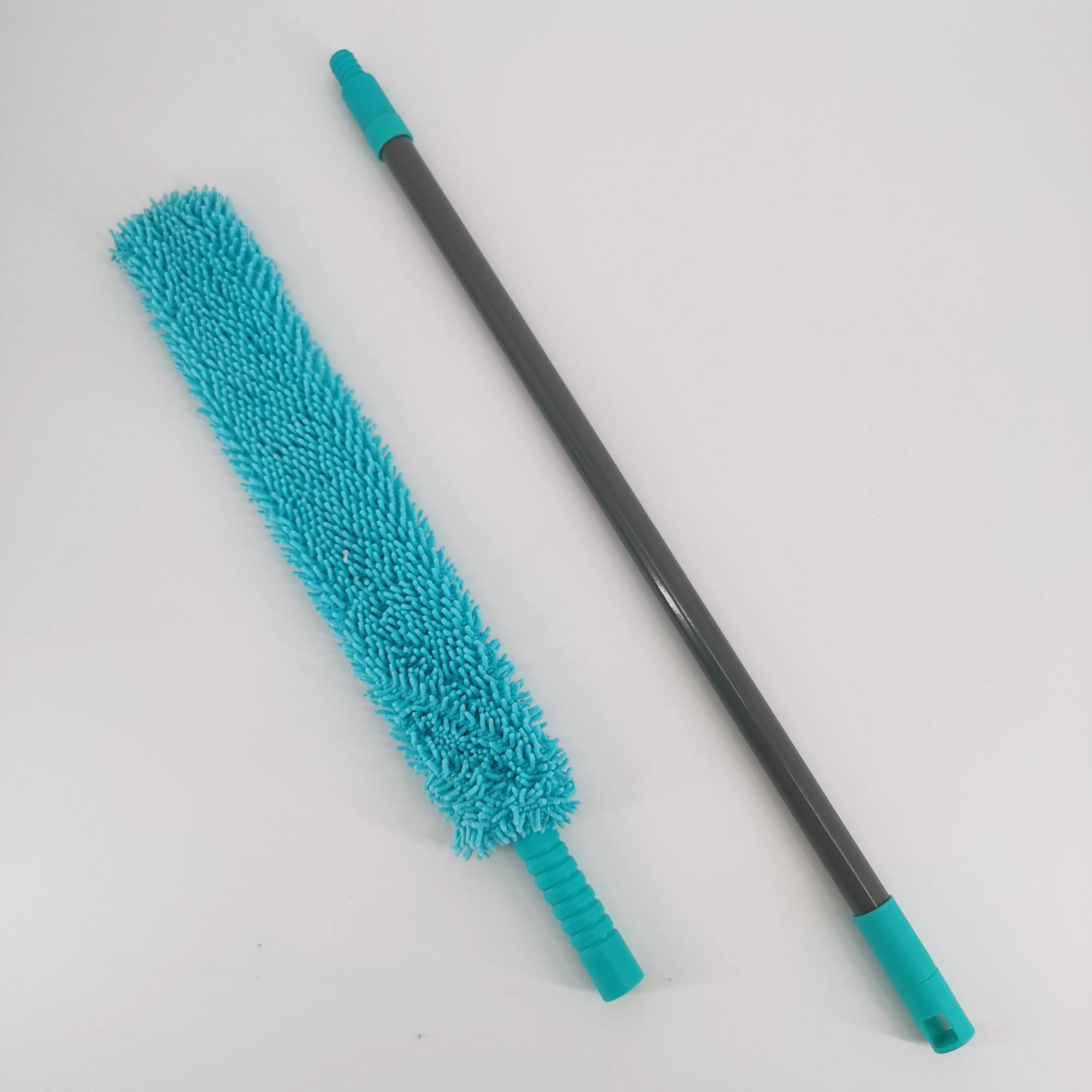 Retractable Gap Dust Cleaner Extension Retractable Household Cleaning Pole Rod Microfiber Cleaning Fan Duster