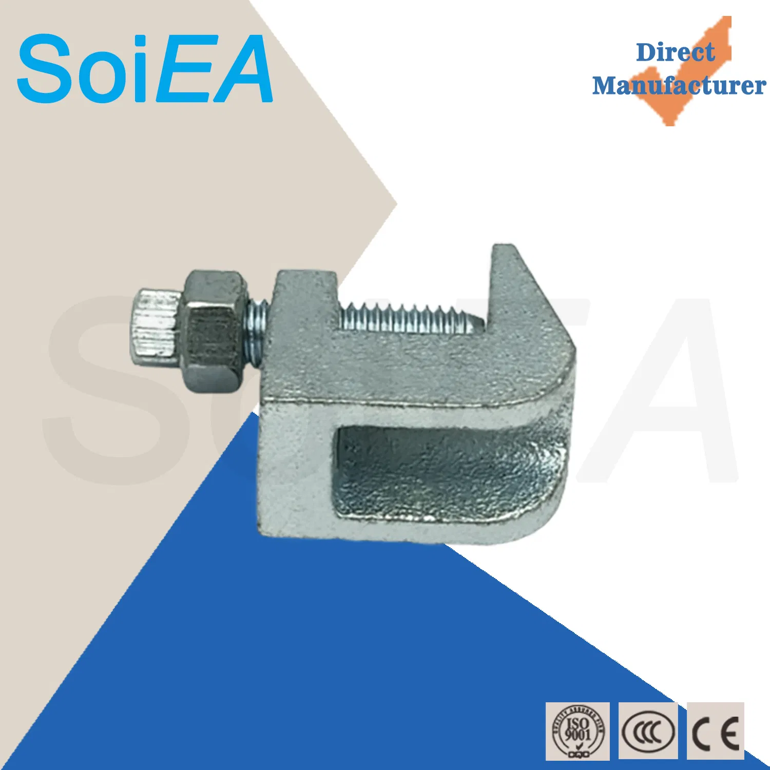 OEM ODM Service Casting Parts Heavy Duty Universal Metal Carbon Steel Beam Clamps