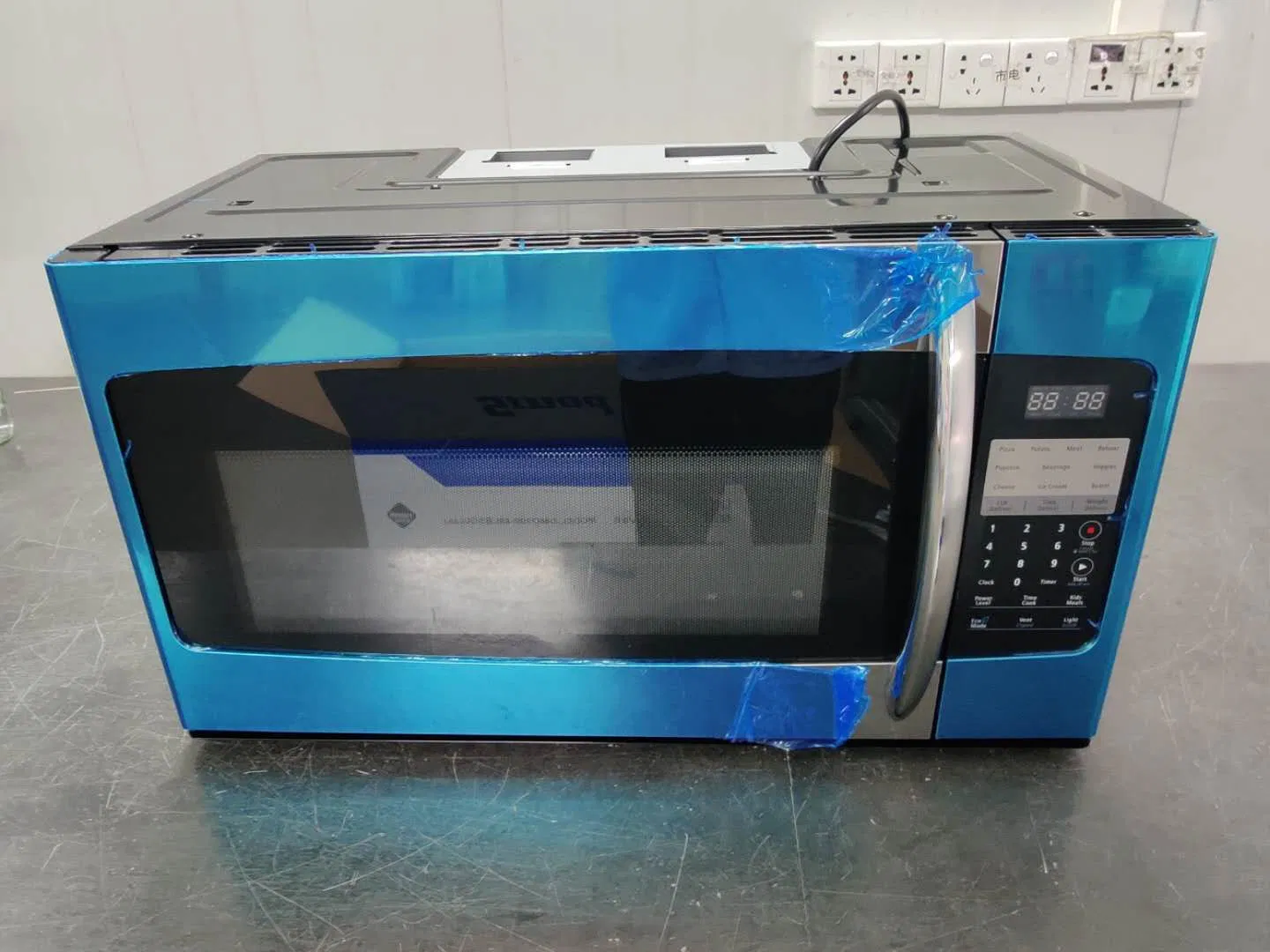 Smad OEM 48L 1.7cuft 1000W Digital Control Kitchen Toaster Built in Household Appliance Over The Range Electric Convection Microwave Oven for North America