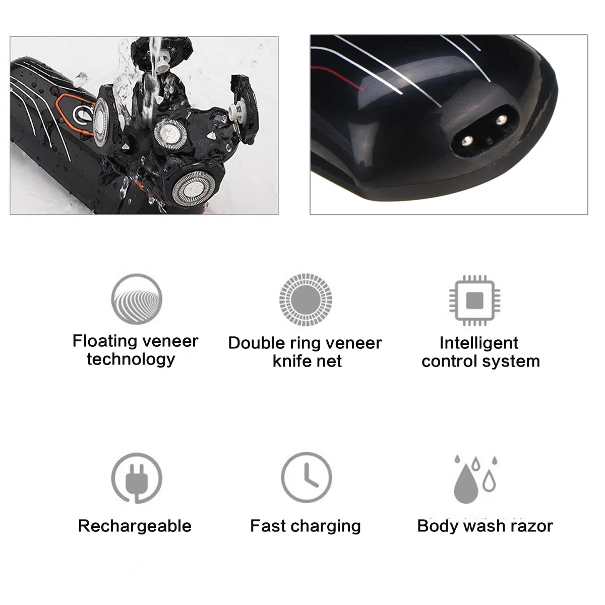 Premium 5-in-1 Electric Shaver for Ultimate Beard Grooming