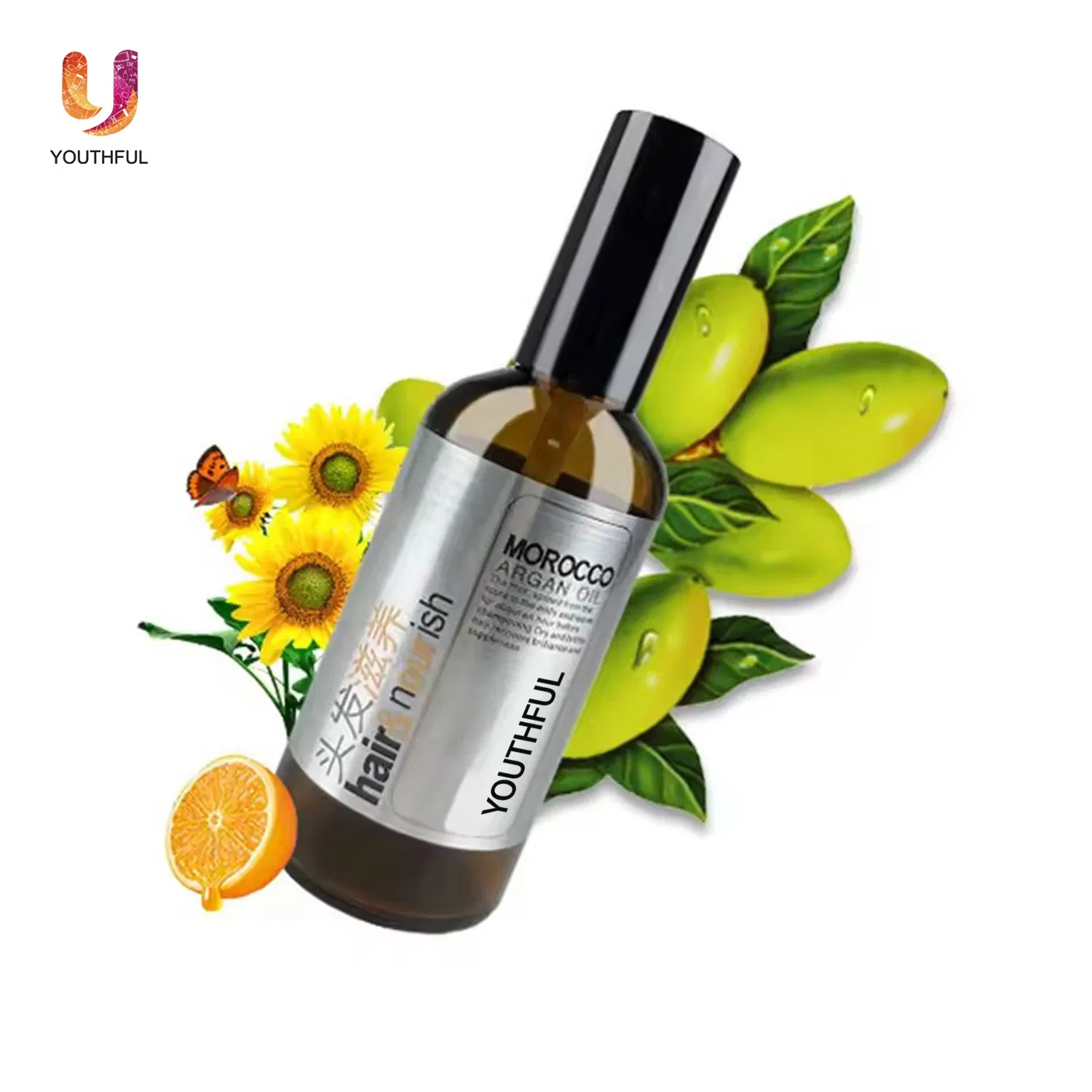 Argan Oil Dyed Hot Curly Straightened Hair Care Essential Oil