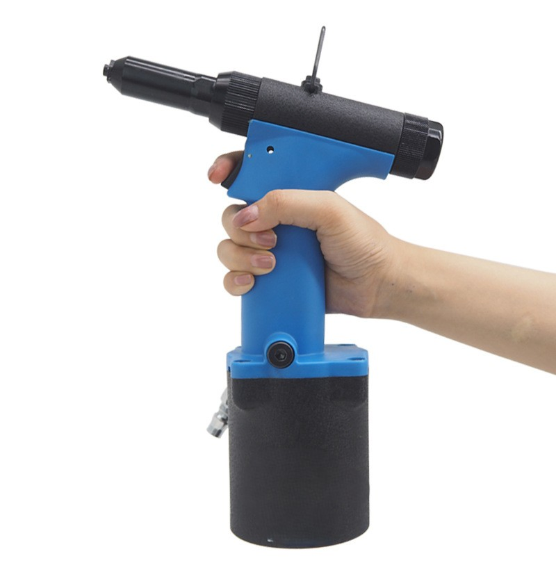 Industrial Air-Powered Riveter Automatic Feed System with Nail-Rod Collector