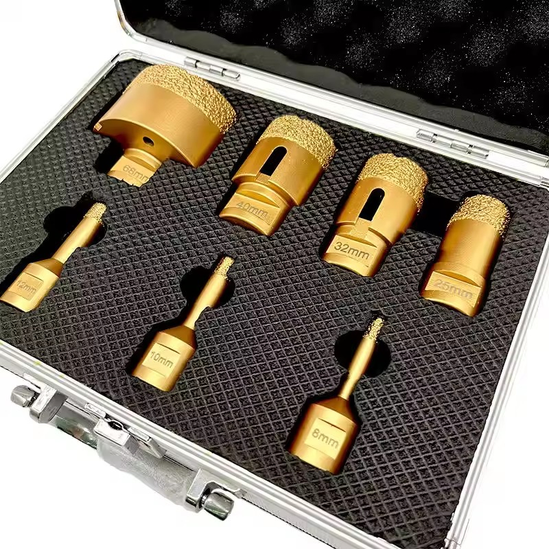Diamond Hole Saw M14 Connection Porcelain Tile Drill Bits Vacuum Brazed Diamond Drilling Core Bits