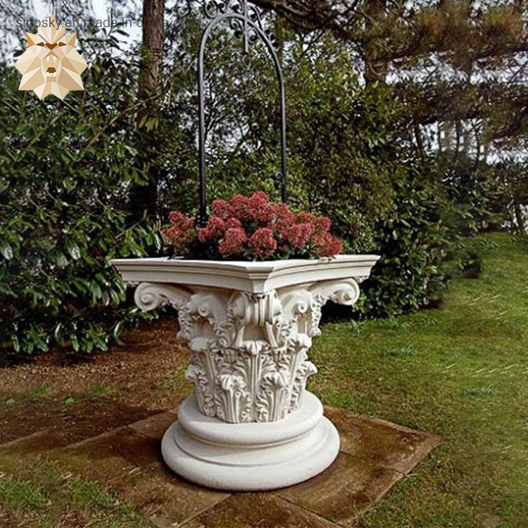 Made in China Garden Decoration Stone Carving Granite Flower Pot