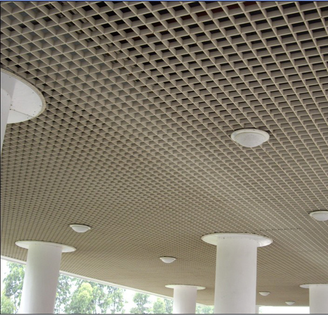 CE SGS Certification Grate Aluminum Ceiling Tile Ceiling Decorative Grid Strips