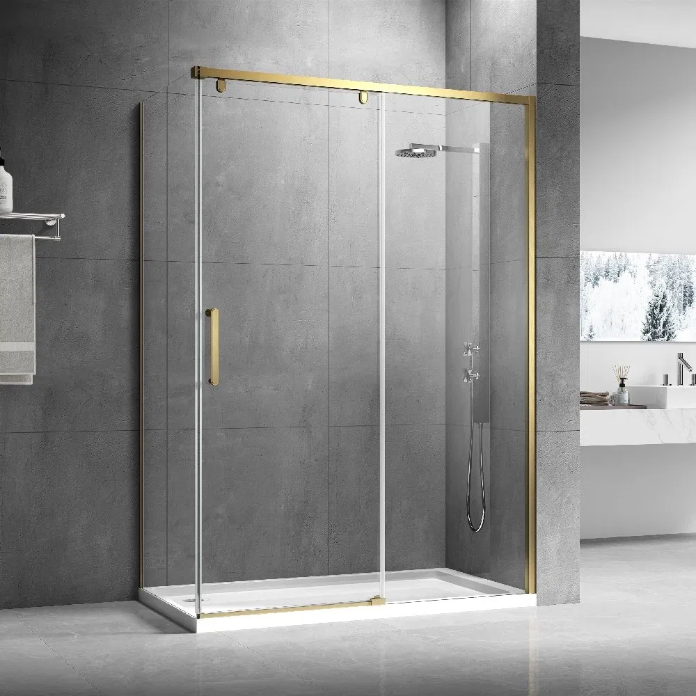 Sleek Frameless 8mm Tempered Glass Shower Door System