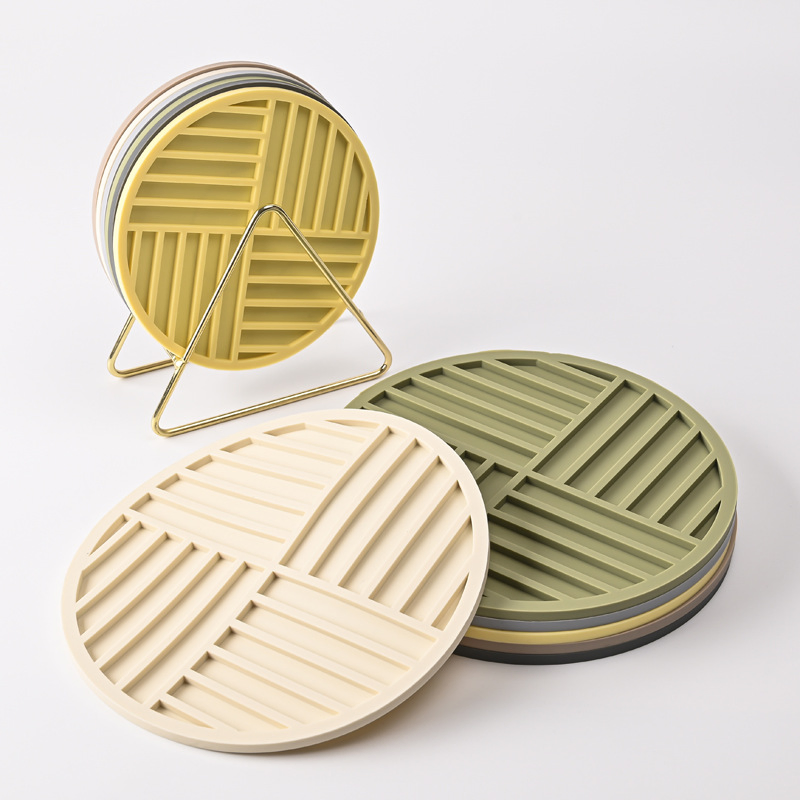 Silicone Insulation Mat, Dining Mat, Pot Mat, Cup and Bowl Mat, Vegetable Dish, Clay Pot, Dining Table Mat, Household Cup Mat, Heat-Resistant Food Grade