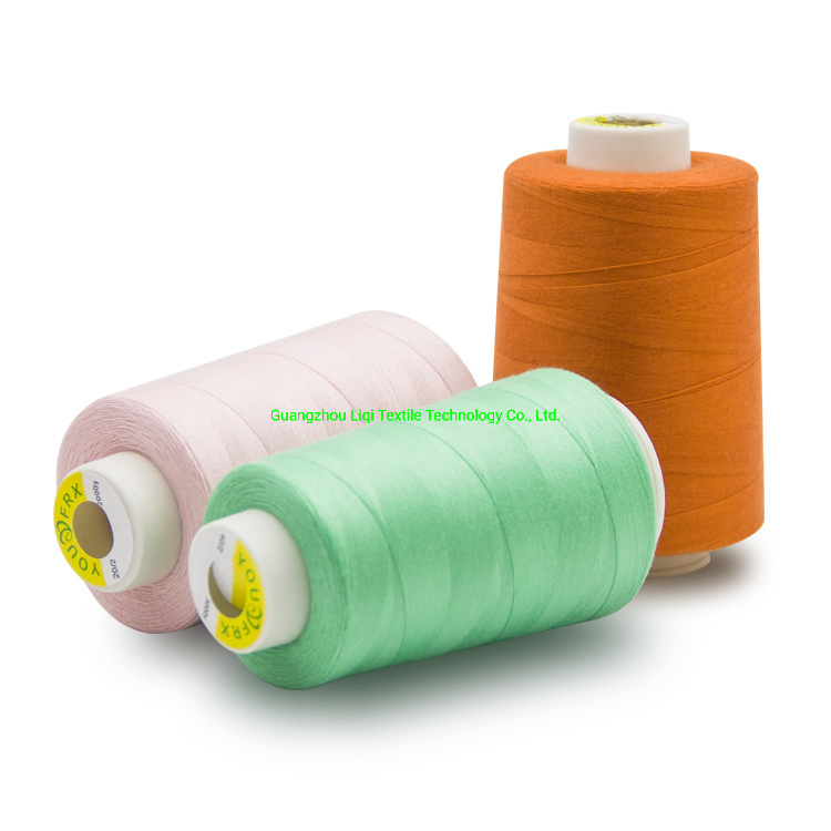 Coloreful 100% 40s/2 Spun Polyester Sewing Machine Threads