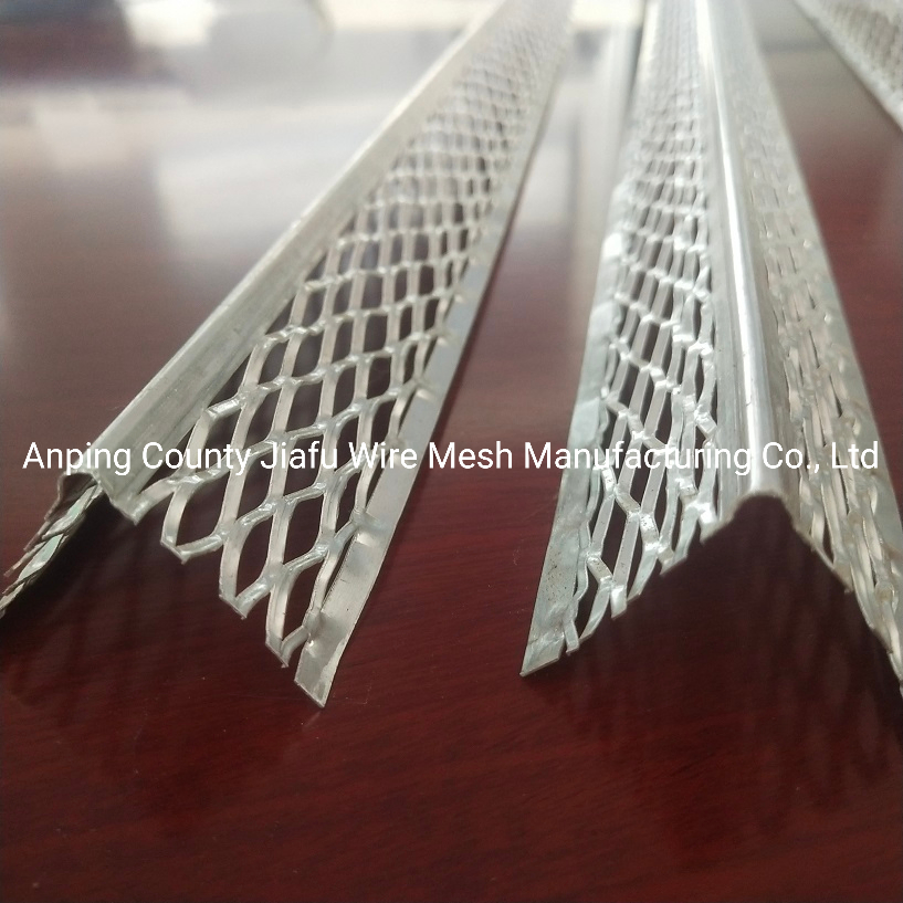 Galvanized Building Material 25mm - 70mm Width Plaster External Render Angle Bead