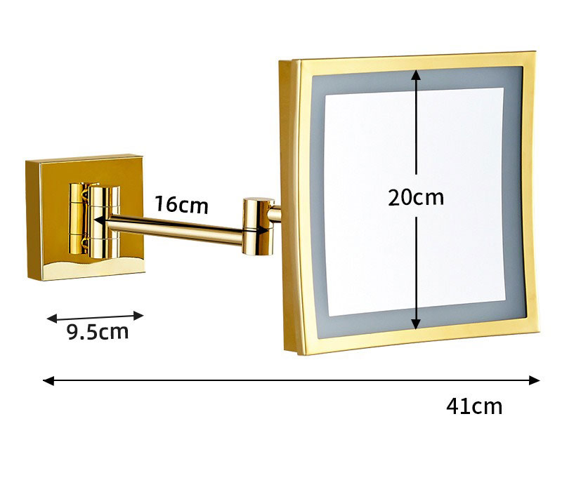 Light Industry Daily Use Beauty Equipment LED Lamp Glass Mirror