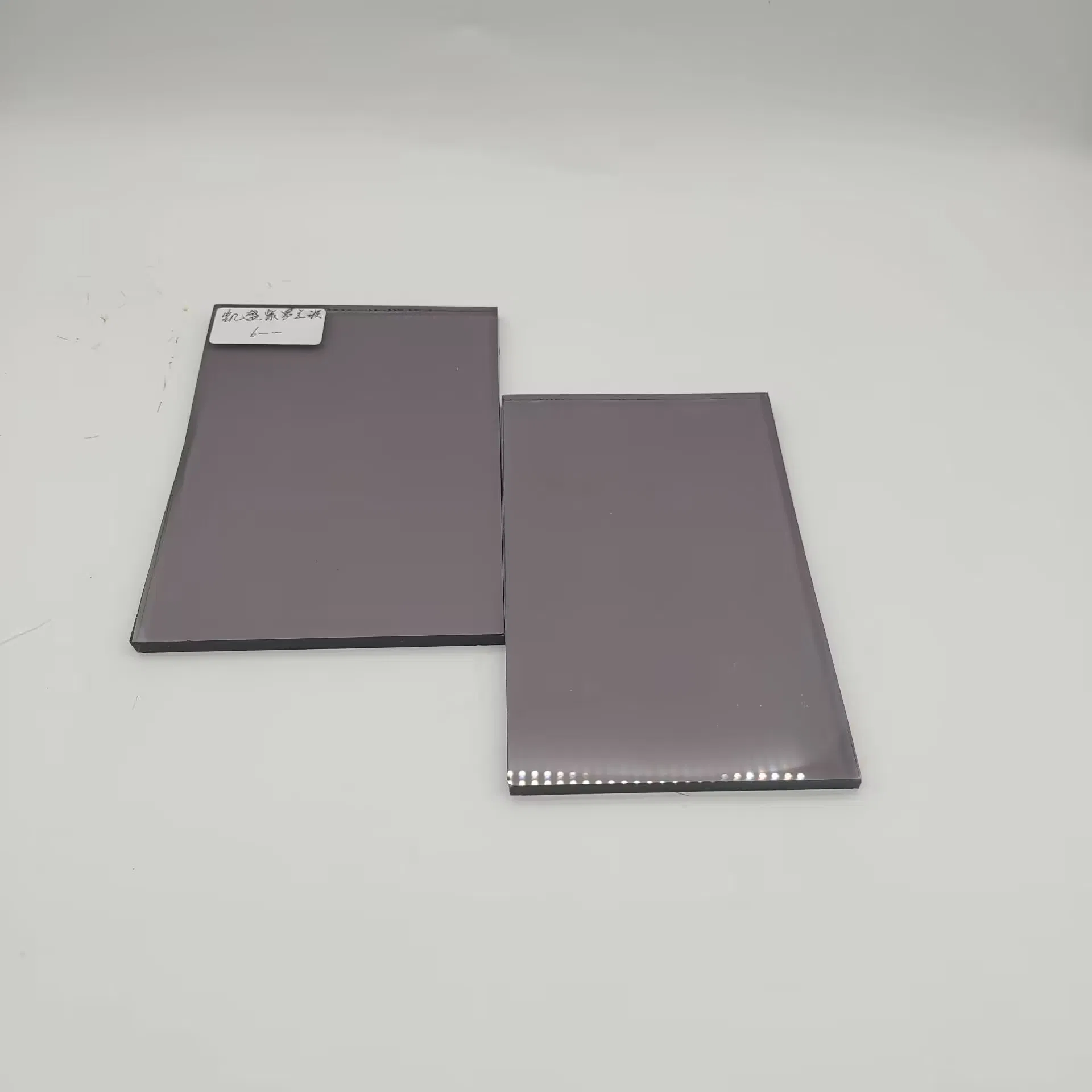 4mm 2440*1830 Purple Float Glass for Decorative/Furniture/Architecture