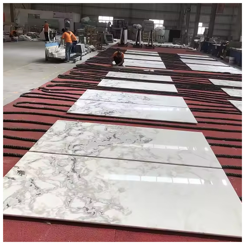 Exotic Dover White Quartzite Floor and Wall Polished Tiles