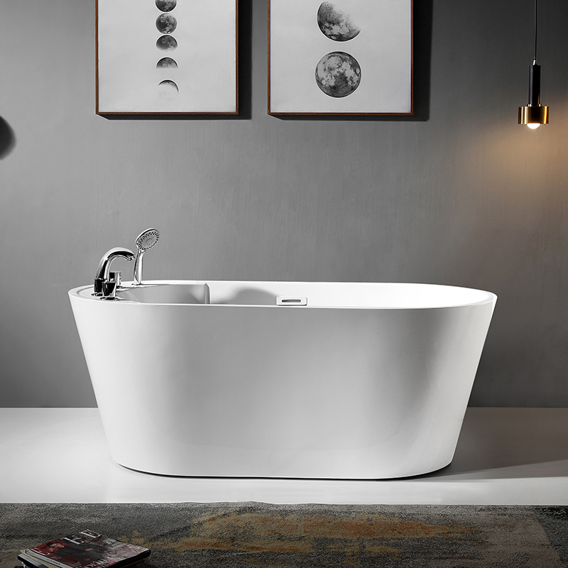 Экологичная акриловая отдельностоящая ванна для взрослых