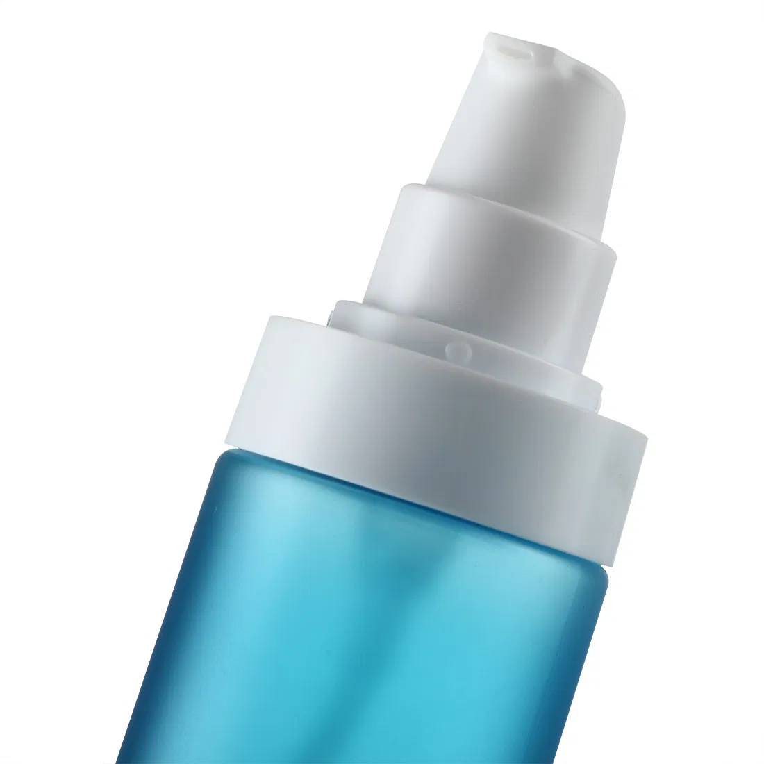 Luxury Black Aluminum UV as Double Layer Skincare Bottle Sets Packaging 30ml 50ml 100ml Clear Frosting Glass Bottle